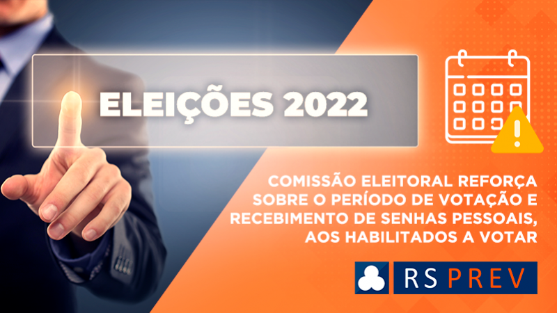 08 Banner reforça sobre o período de votação, recebimento de senhas pessoais aos habilitados a votar